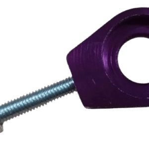 Estira cadena anorizado x2 unidades color morado