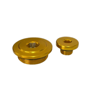 Tapón de Motor Encendido Dorado